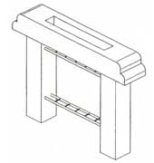 かまぼこ型塔婆立